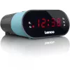 Radio z budzikiem Lenco CR-07 Czarny Niebieski
