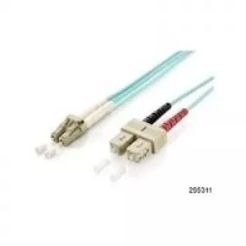 Equip LC/SC światłowodowy kabel krosowy, OM3, 5.0m, 5 m, OM3, LC, SC