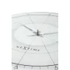 NeXtime klok 8125 Fancy Round, Ø43 cm, ścienna, biało-srebrna