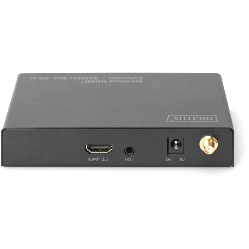 Odbiornik AV Digitus DS-55315 Bezprzewodowy zestaw rozdzielacza przedłużacza HDMI 80m