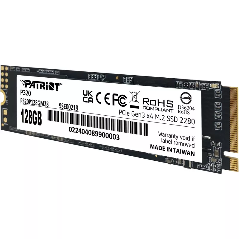 Dysk SSD Patriot P320 128GB M.2 2280 PCIe 3.0 x4 NVMe