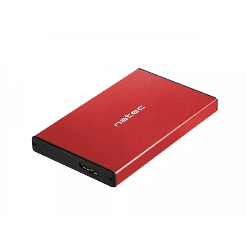 Obudowa zewnętrzna NATEC RHINO GO (USB 3.0, 2.5 inch, czerwona)