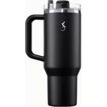 Kubek termiczny Lurch BIG CUP 1.2L, stal nierdzewna, podwójne ścianki, próżniowy, czarny