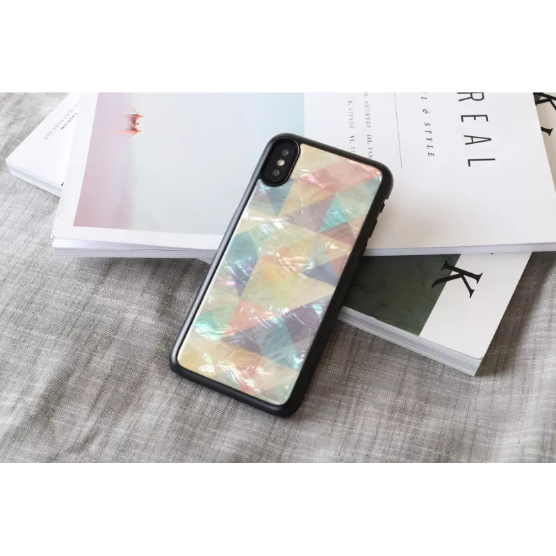 Etui na smartfona iKins dla iPhone XS / iPhone XS Mosaic Czarny
