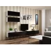 Cama Szafka VIGO 90 pełna 90/35/32 biały/czarny połysk