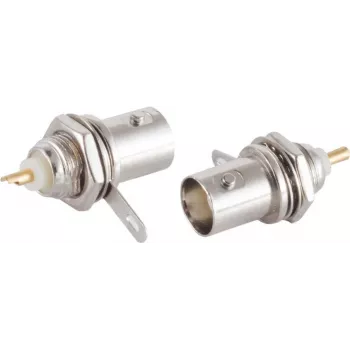 Adapter BNC Video Audio ShiverPeaks 98808-2 montaż centralny 4 mm panel przedni