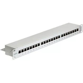 Patch panel DeLOCK 43300 1U RJ-45 szary