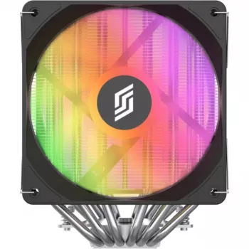 Chłodzenie CPU Silentware Titan RGB dwuwieżowe z 6 rurkami cieplnymi i 2 wentylatorami PWM A-RGB 120 mm