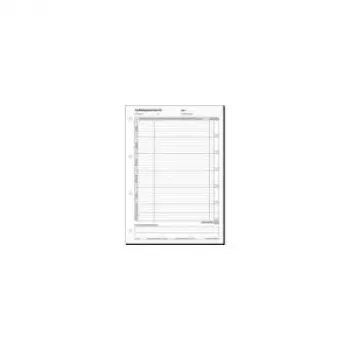 Notatnik Sigel Formular Book AW480 — A4, dzienne wpisy, strony z nadrukiem
