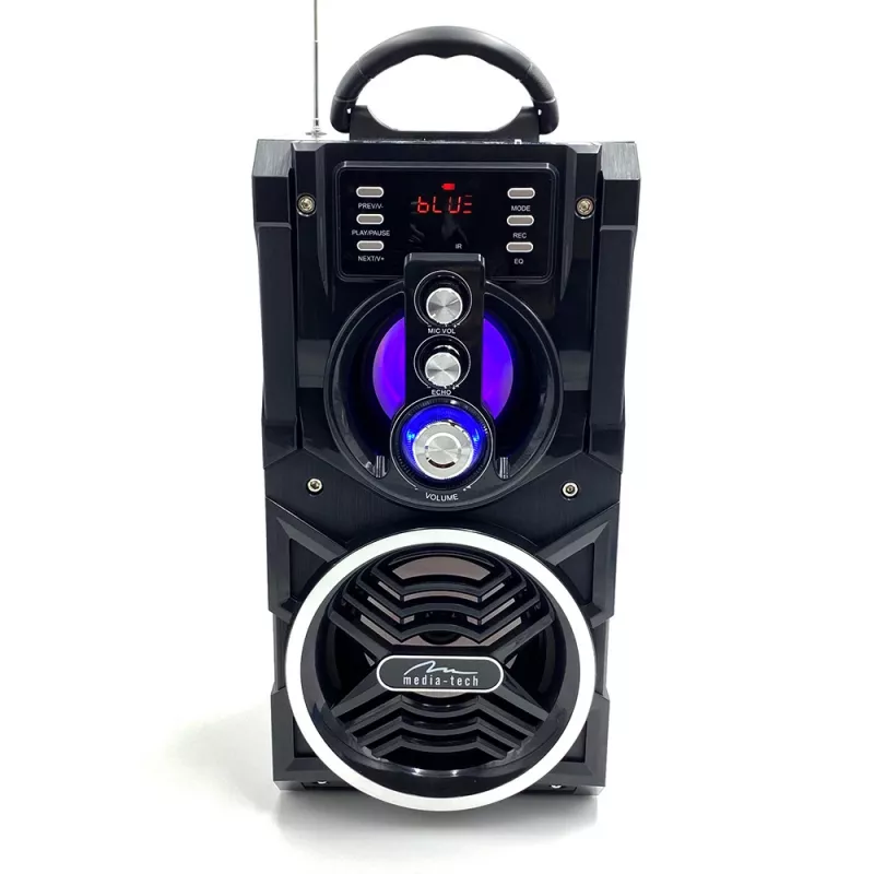 Głośnik stereo przenośny Media-Tech PARTYBOX BT MT3150 Czarny