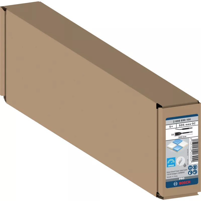 Bosch PRO SDS-max-5C przecinak do płytek, 50 x 300 mm, 5 szt.