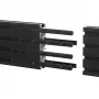 Szyna montażowa B-Tech BT8390 Zestaw przedłużający Czarny 12mm szerokość 8mm głębokość 180mm długość