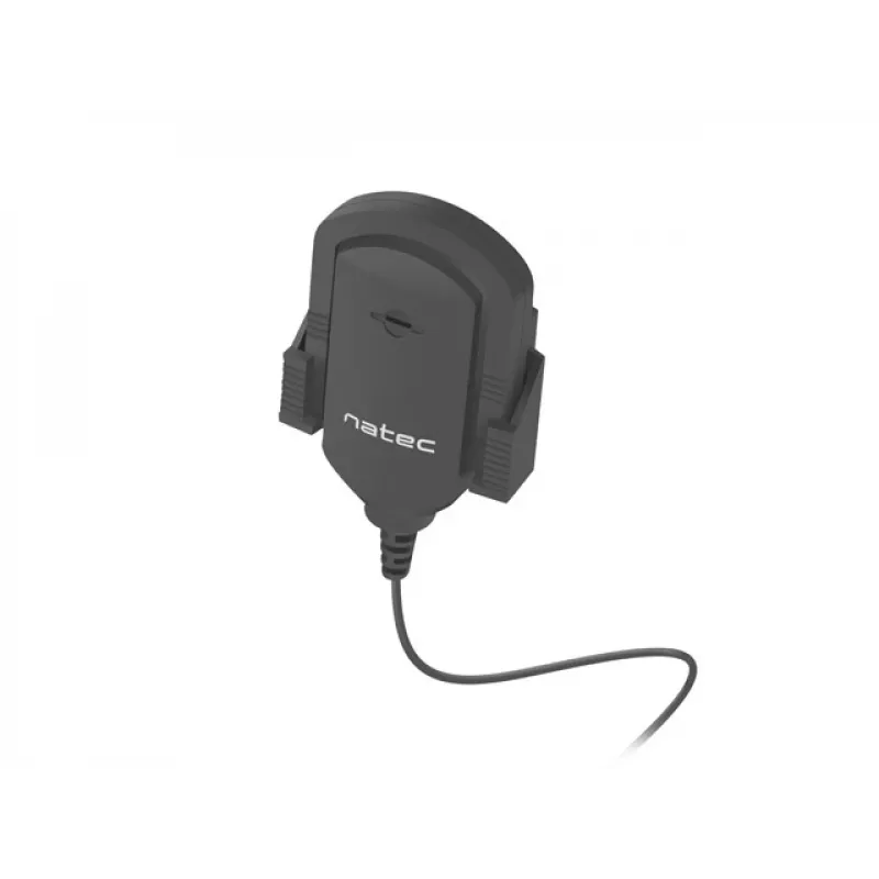 Clip-on microphone NATEC NMI-1352, wired 3.5 mm, sensitivity -58 dB, 50–16000 Hz, 1.8 m kabel, 20 g