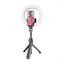 Selfie stick tripod Puluz TBD0595696701A z wbudowanym pierścieniem LED