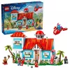 LEGO Disney 43268 Domek na plaży — modułowa konstrukcja domu, 834 elementy, 5 minifigurek, wiek 9+