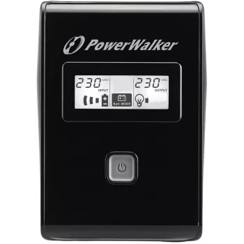 PowerWalker VI 850 LCD zasilacz awaryjny (UPS) Line-Interactive 0.85 kVA 480 W