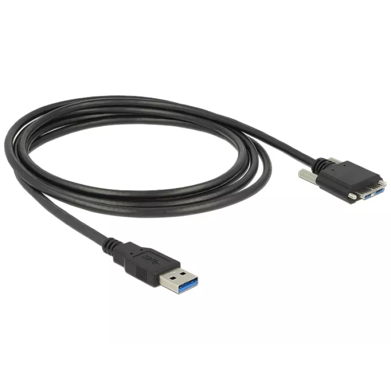 Kabel USB DeLOCK 83599 USB 3.2 Gen 1 3 m USB A Micro-USB B Czarny