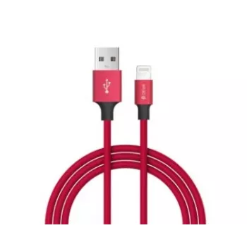 Kabel USB‑C do Lightning Devia Pheez Series 1 m — Czerwony, 1A/USB Power Delivery kompatybilny