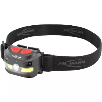 Latarka czołowa Ansmann HD250RS czarna COB LED 4W IP54
