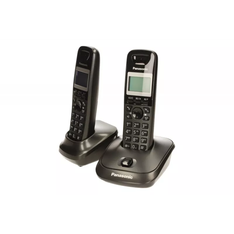 Telefon DECT Panasonic KX-TG2512 Szary z identyfikacją rozmówcy