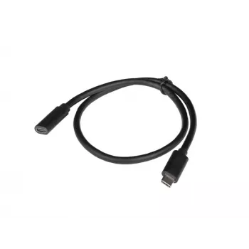 Kabel USB C na USB C LANBERG CA-USBE-20CC-0005-BK, USB 3.2 Gen 1 (5 Gbit/s), 0,5 m, czarny
