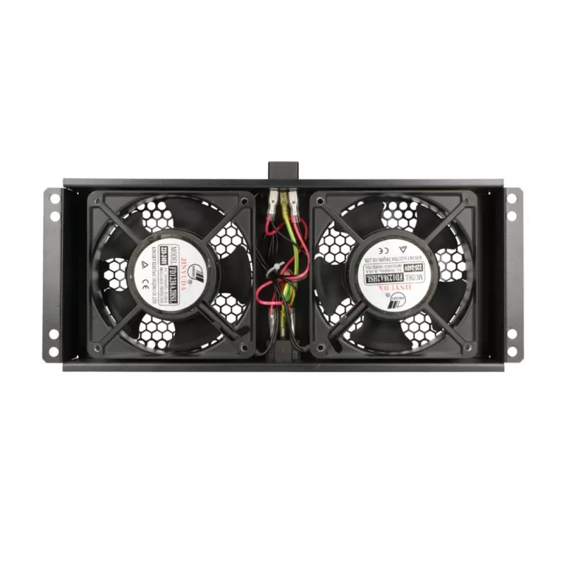 Wentylator chłodzący Extralink 2 FANS ROOF COOLING UNIT 220V AC Czarny Metal