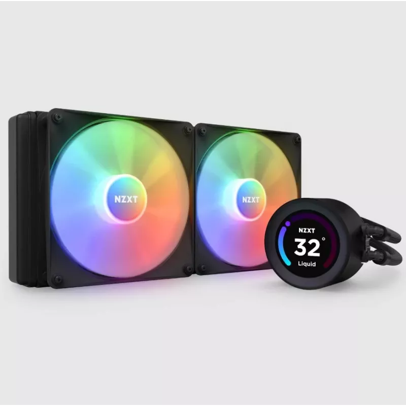 Chłodzenie cieczą NZXT Kraken Elite 280 RGB 14 cm czarne
