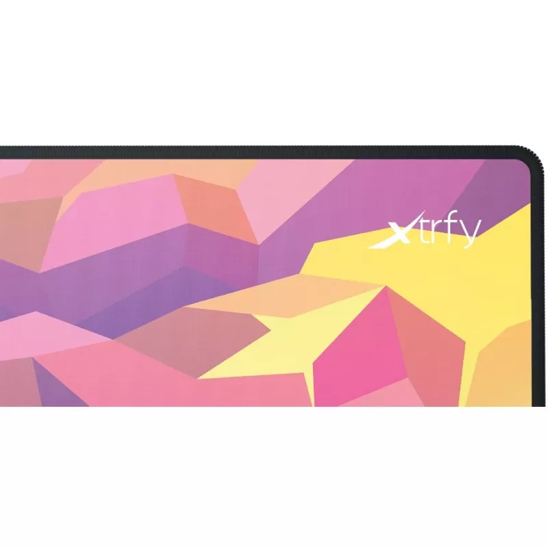 CHERRY XTRFY GP5-XL-LITUS-PINK - Różowy - ilustracja - materiał - tkanina - guma - antypoślizgowa podstawa - podkładka pod mysz gamingowa (GP5-XL-LITUS-PINK)
