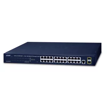 Zarządzalny przełącznik L2 Gigabit Ethernet PLANET GS-4210-24T2S