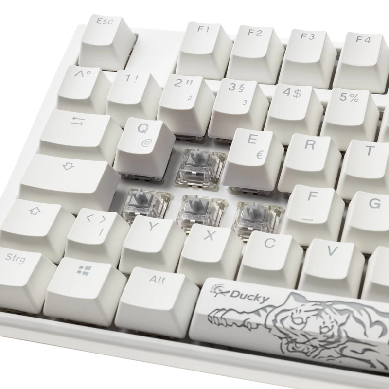 Klawiatura Ducky One 3 Classic Pure biały USB German biały (DKON2108ST-PDEPDPWWWSC1)