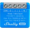 Inteligentny moduł przekaźnikowy Shelly 1 Mini Gen4, 1P 8A, Wi‑Fi/Matter/Zigbee/Bluetooth, 110–240V, kompaktowy (2 szt.)