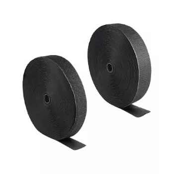 DeLOCK Wytrzymała taśma rzepowa 25 m x 50 mm czarna