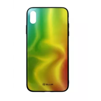 Szkło hartowane ochronne na ekran Tellur do iPhone XS Max — wykończenie z nadrukiem jedwabistym