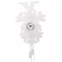 Zegar ścienny NeXtime 2988 Cuckoo Weeble, 41x21 cm, biały