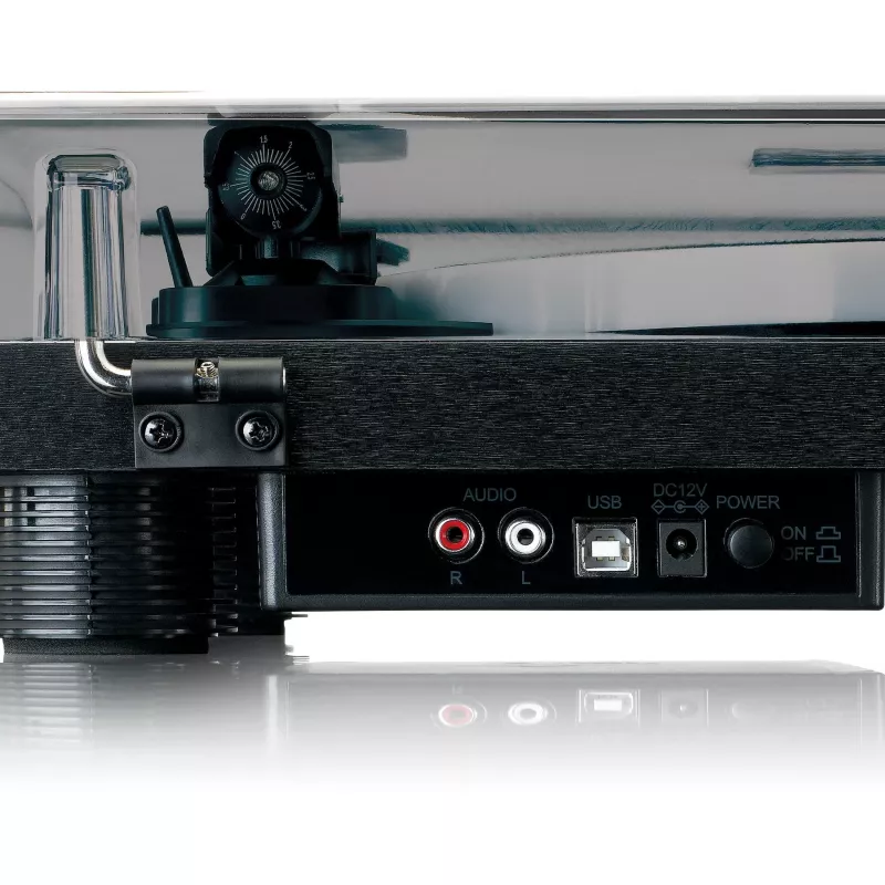 Lenco LS-50LED - Gramofon - 4 W (łącznie) - Czarny (A004784)