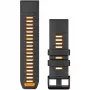 Pasek do zegarka Garmin QuickFit 26 mm silikonowy grafitowo-pomarańczowy Spark (010-13393-05)