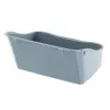 Otwarta kuweta narożna FERPLAST Rabbit toaleta dla królika plastikowa szara 370×270×185 mm
