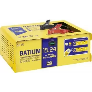 Prostownik GYS BATIUM 15.24 do akumulatorów 6 V, 12 V i 24 V — maks. 22 A