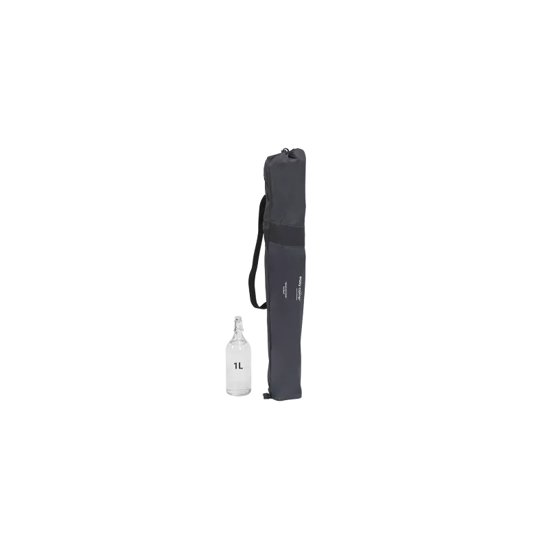 Fotel Spruce Arm, atramentowa czerń 480087, krzesło kempingowe czarne, model 2025