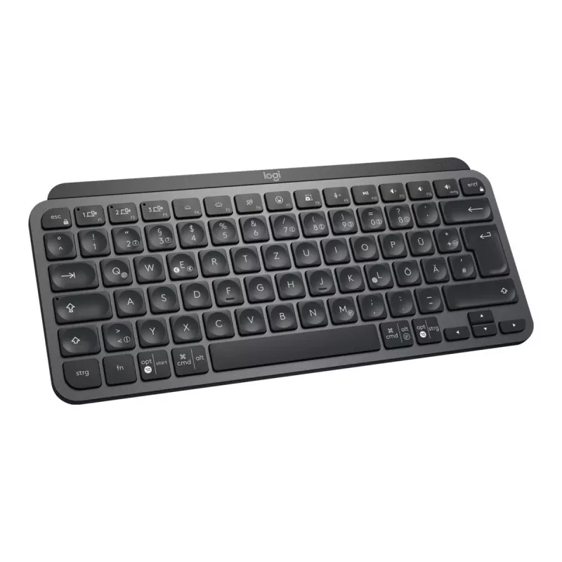 Logitech MX Keys Mini for Business - Klawiatura - podświetlana - Bezprzewodowa - Bluetooth LE - QWERTY - Hiszpański - Europa - Grafit (920-010603)