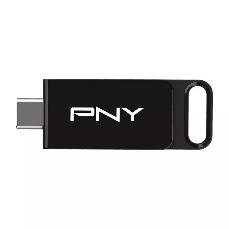 PNY Elite, 64 GB, USB Type-C, 3.2 Gen 1 (3.1 Gen 1), 120 MB/s, Dia, Czarny
