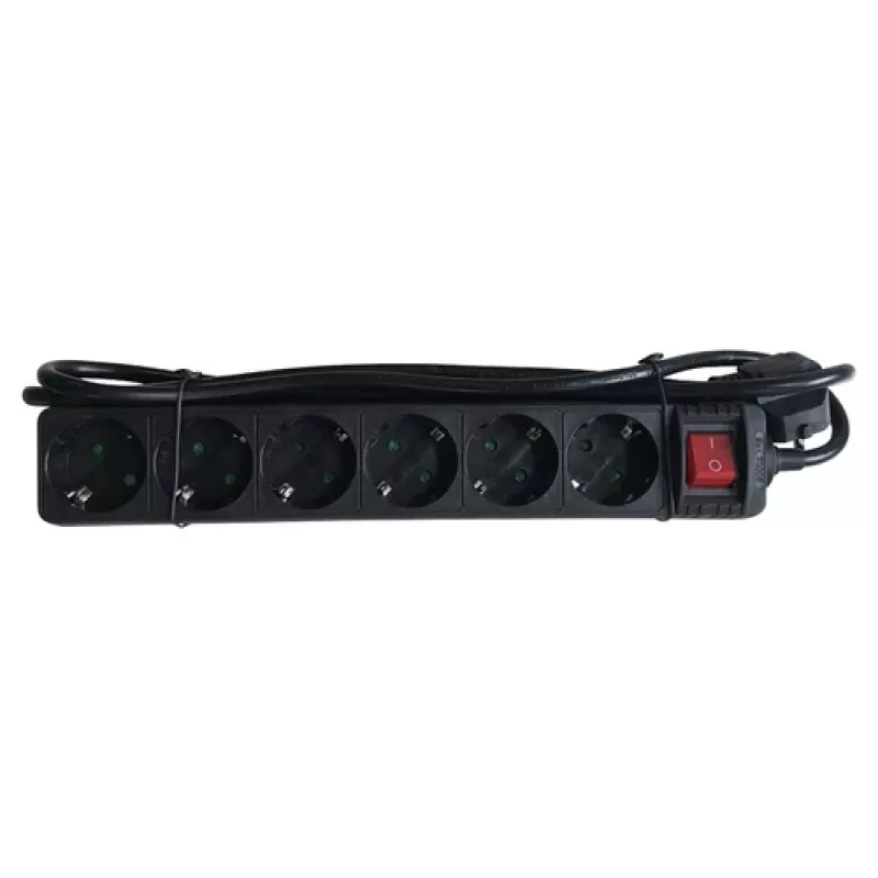 Listwa zasilająca M-Cab POW0028 1,5 m 6 gniazd AC 16 A 3680 V