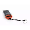 Czytnik kart Gembird FD2-MSD-3 USB 2.0 Czarny Czerwony