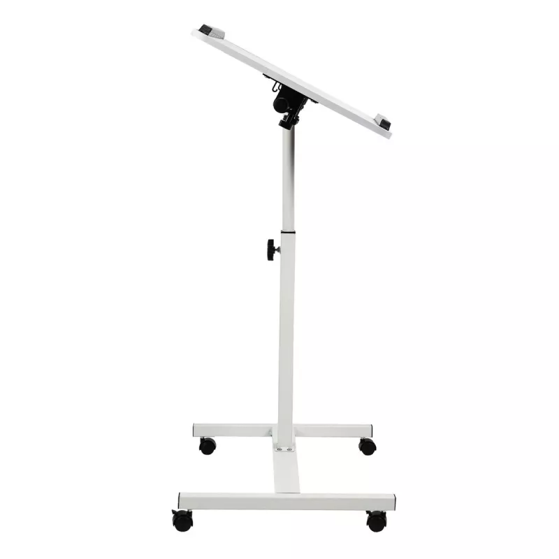 Mobilny stolik/podstawka pod laptop Maclean, biały, regulacja wysokości 59-89 cm, maks. 30 kg, MC-121 W