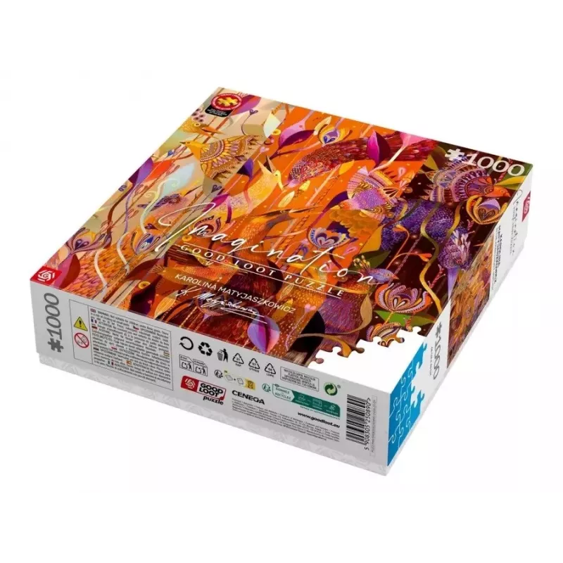 Puzzle Good Loot Imagination - Karolina Matyjaszkowicz: W Ptasim Zagajniku - Tryptyk 1000 szt.