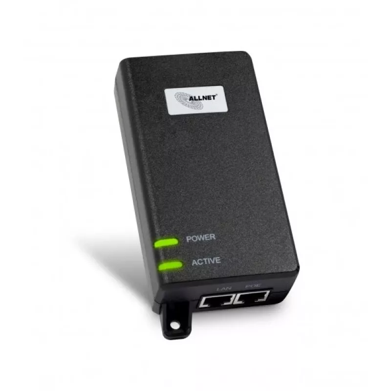 Iniektor PoE ALLNET ALL-PI102-BT60-5G 60W, obudowa plastikowa, jednoportowy PoE++