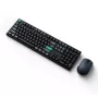 Klawiatura Keychron B36 + BM25 pełnowymiarowa 100% QWERTY angielska, USB + RF bezprzewodowa + Bluetooth, przełączniki nożycowe, czarna, mysz w zestawie