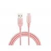 Kabel USB Tellur TLL155281 USB 2.0 1 m USB A USB C Różowe złoto