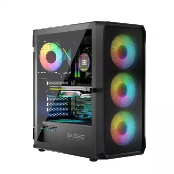 Obudowa komputerowa Logic Concept Portos ARGB ATX Czarna