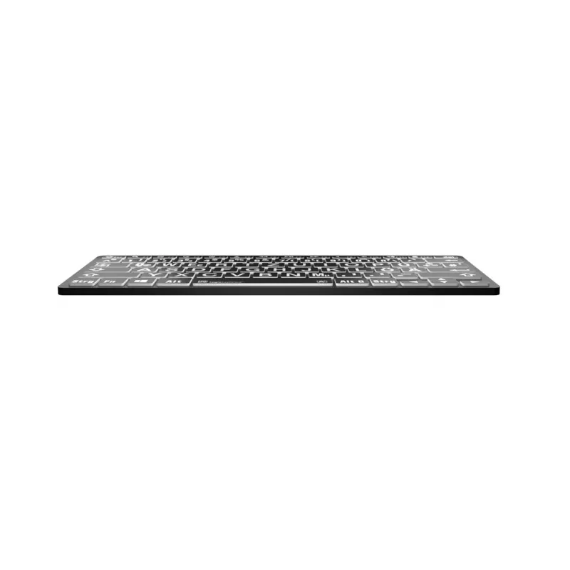 Logickeyboard Uniwersalna klawiatura Bluetooth LKB-LPWB-BTPC-DE QWERTZ niemiecka czarna